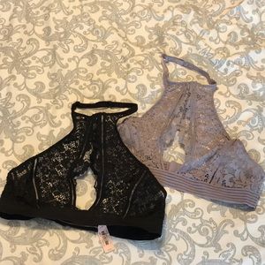 Victoria Secret bundle of halter bralettes